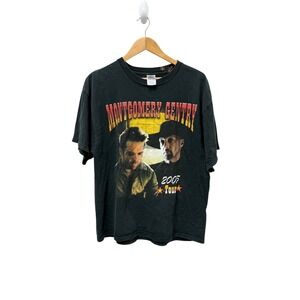 Montgomery‎ Gentry 2005 Tour T-Shirt XL Mens Black Country Music Band